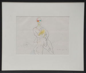 Lot 94 - John Howley (1931 - 2020) Framed Pencil Drawing - Untitled - signed &am
