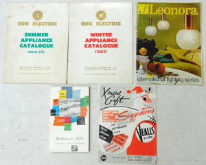 Lot 140 - 1959 Melbourne Int Trade Fair Catalogue and 4 mid-century home applian