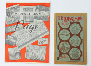 Lot 157 - 2 vintage worked metal catalogues D Richard & Sons Sheet Metal Per