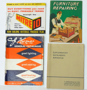 Lot 185 - Group of vintage hardware pamphlets inc mid-century Mitre 10 Home-Buil