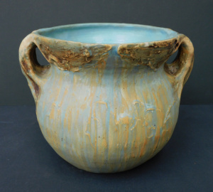 Lot 218 - Philippa James (1893 - 1967) Large Australian Pottery vase - Blue glaz