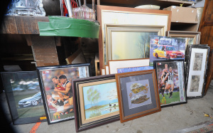 Group Lot of Assorted Framed Prints, Oil Paintings & Pics incl 2 x Framed Oi