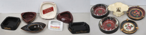 Group lot vintage Ashtrays inc Advertising - inc Arabia Captain Morgan canoe sha