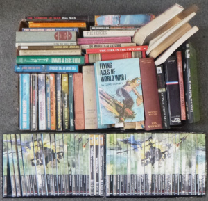 Lot 67 - Lot of Mixed Military Books & DVDS incl All Quiet on The Western Fr