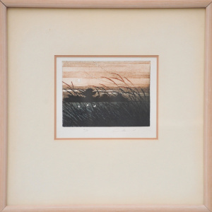 Lot 103 - Charles Bartlett (British, 1921 - 2014) Framed Colour Etching - Landsc