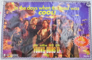 Lot 127 - Young Guns II 40 x 60 inch (1016m x 1524m) movie poster