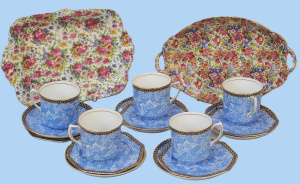 Lot 185 - Group lot vintage Royal Winton Chintz inc 5 x 1930s Winton-Atlas Ferne