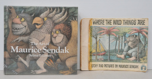Hardcover Book of The Art of Maurice Sendak by Selma G Lanes w Plastic Slip Cove