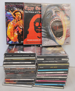 Lot of Mixed CDs & some Music DVDs incl Limp Bizkit, Jefferson Airplane, Ech
