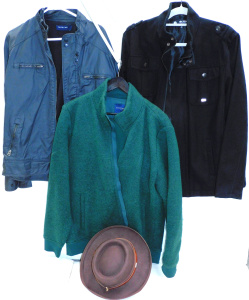 Lot 016 - Group of 3 gents' jackets size L inc Tarocash, Angry Minds, Sportscraf