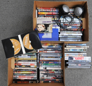 Lot 018 - 2 x Boxes of Mixed DVDs incl David Lynch, Kung Fu Hustle, The Thing, D