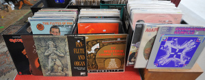 Lot 040 - 3 x boxes of assorted Vinyl LP Records inc, movie and TV soundtracks,