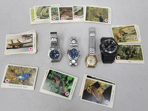 Lot 046 - Group lot of assorted items inc, watches Casio G Shock, Citizen, Lorus