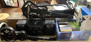 Lot 063 - Lot of Mixed Video Games, Accessories & Others incl PC Games, Guit