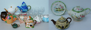 Lot 095 - Mixed Group lot ceramics inc Torquay ware teapot, Grimwade Bros teapot