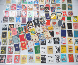 Lot 123 - Collection of vintage novelty and advertising swap cards inc Johnny Wa