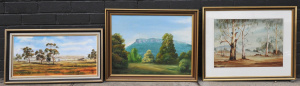 Lot 137 - 3 x framed decorative Australian Paintings - Dawn MacDonald oil 'Tuppa