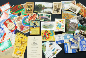 Lot 155 - Group lot of Vintage Ephemera inc Greeting Cards, Birthday cards, Post