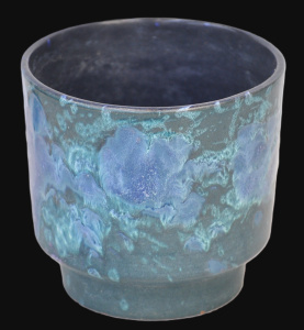 Lot 205 - Mid Century West German Blue glaze Planter 15cm H