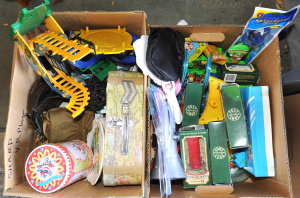 Lot 28 - 2 x Boxes of Mixed Kids Toys incl Voice Changer, Australia Post Collect