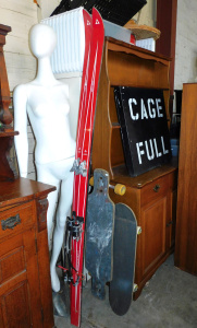 Lot 40 - Mixed Lot incl Standing Female Mannequin w Base & One arm missing &