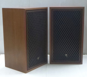 Lot 63 - Pair vintage heavy Sansui SP-2002 audiophile 50W speakers Selectable 12