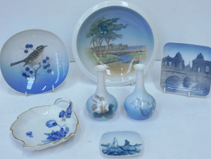 Lot 114 - Group lot Danish Ceramics inc Royal Copenhagen & Bing & Gronda