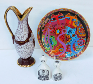 Lot 165 - Group of quality porcelain items inc Porsgrund Norway Madame & Son