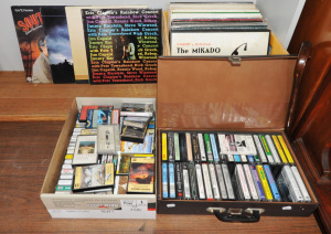 Lot 13 - 3 x Boxes of Vintage Music incl 2 x Boxes of Cassettes & A Box of M
