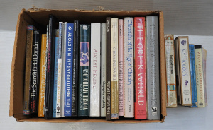 Lot 18 - Box lot of non-fiction volumes on history, mythology, archaeology etc