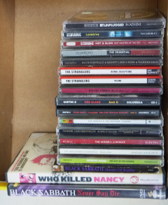 Lot 110 - Group of rock, metal etc CDs and DVDs inc Black Sabbath, Jimmy Hendrix