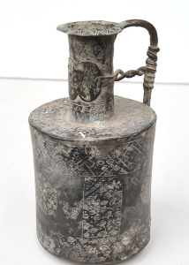 Lot 171 - Archaic copper jug with Certificate of Authenticity from BC Galleries
