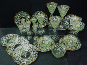 Lot 190 - Significant collection of Murano glass by Salvaiti Dott enamelled by M