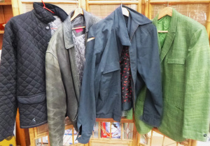 Lot 009 - 4 gents' jackets (size L) inc leather by Enjoy, MichaelsStern, Nat Nas