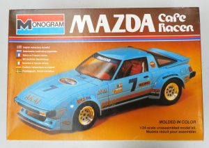 Lot 147 - Vintage Boxed unmade Plastic Model Kit 1-24 scale Mazda RX7 Caf Racer