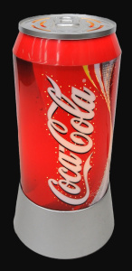 Lot 165 - Modern Coca-Cola Motion table lamp - 31cm H