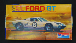 Lot 183 - Vintage Boxed unmade Plastic Model Kit 1-25 Scale Ford GT by Monogram