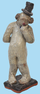 Lot 192 - Modernist Danish terracotta hobo clown statue signed A Andersen '93 to