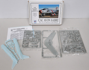 Lot 199 - Vintage unmade High Planes Models 148 CAC Avon Saber complete with ins