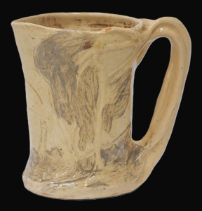 Lot 212 - Arthur Merric Boyd (1862 - 1940) Large Australian Pottery Jug - The Ea