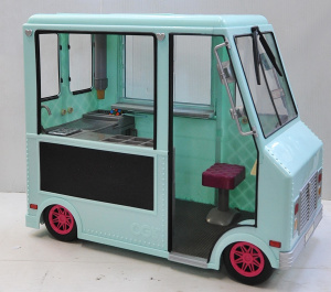 Lot 050 - Our Generation Blue Plastic 53cm H Sweet Stop Icecream Truck
