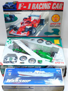 Lot 064 - 2 x vintage boxed RC models inc Daied F-1 Racing Car CH-2133A1 and RC