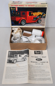 Lot 124 - Vintage boxed Unmade Plastic Scale model Kit - 1929 Ford Model A Picku