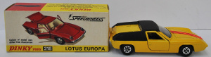 Lot 127 - Mint boxed vintage Dinky die-cast model car #218 Lotus Europa
