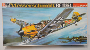 Large vintage boxed Unmade Plastic 1 24 Scale model Kit - Messerschmitt BF 109 E