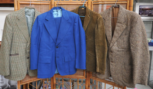 Lot 008 - Group lot - Vintage Mens Clothing - 2 x piece 1970s Blue Ron Barassi s