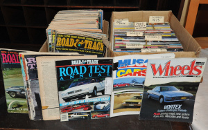 Lot 053 - 2 x Boxes of Vintage Australian Motoring Magazines incl Road & Tra