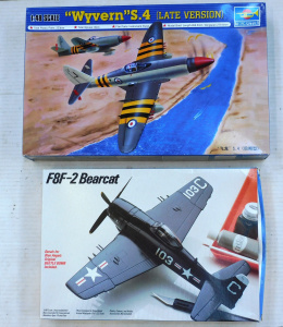 Lot 101 - 2 x boxed unmade vintage plastic 1 48 Scale Model Kits - Planes inc W