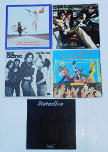 Lot 136 - Group of vintage vinyl LP records inc The Rolling Stones in concert -