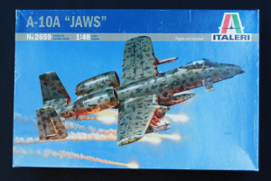 Lot 146 - Boxed unmade vintage unmade plastic 1 48 scale Model Kits - A-10A Jaw